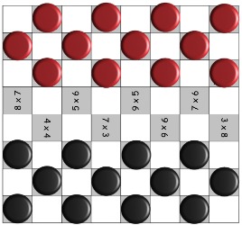 This Checker Board Math Game Is A Great Way To Practice Math Facts For Kids!